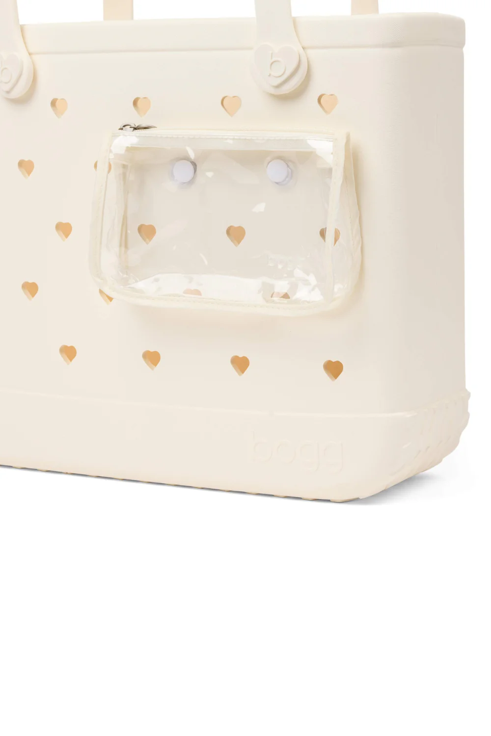 Bogg Bag Baby Bogg Bag Heart Cut Out in Coconut | BC1312012-COC01 - Image 2