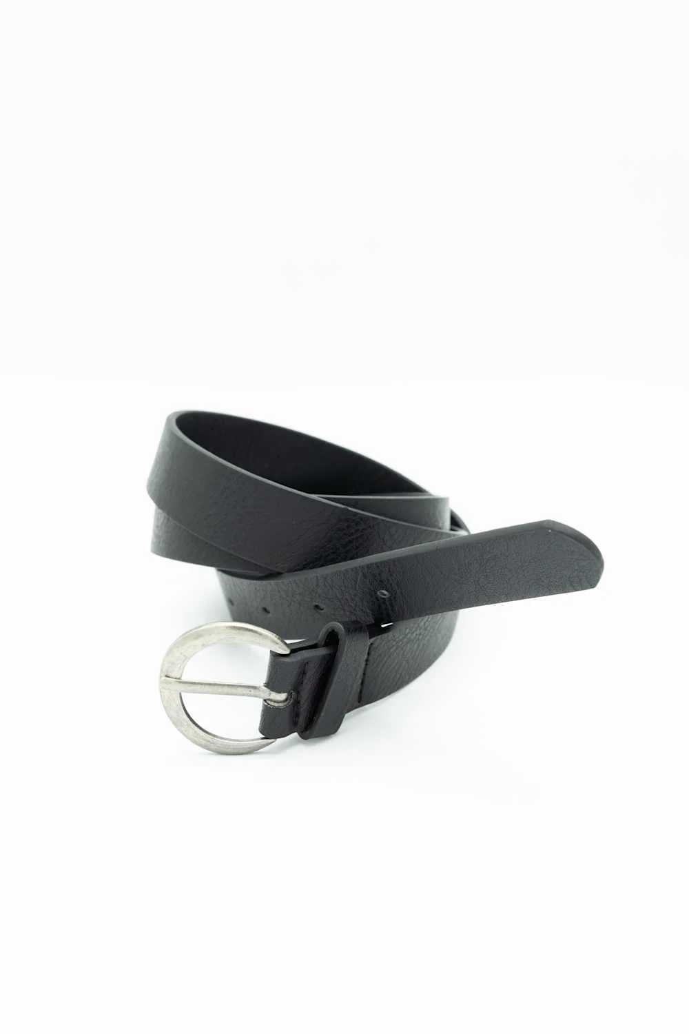 Basic Buckle Belt for Women in Black | IW24118ASL-BLACK - Image 2
