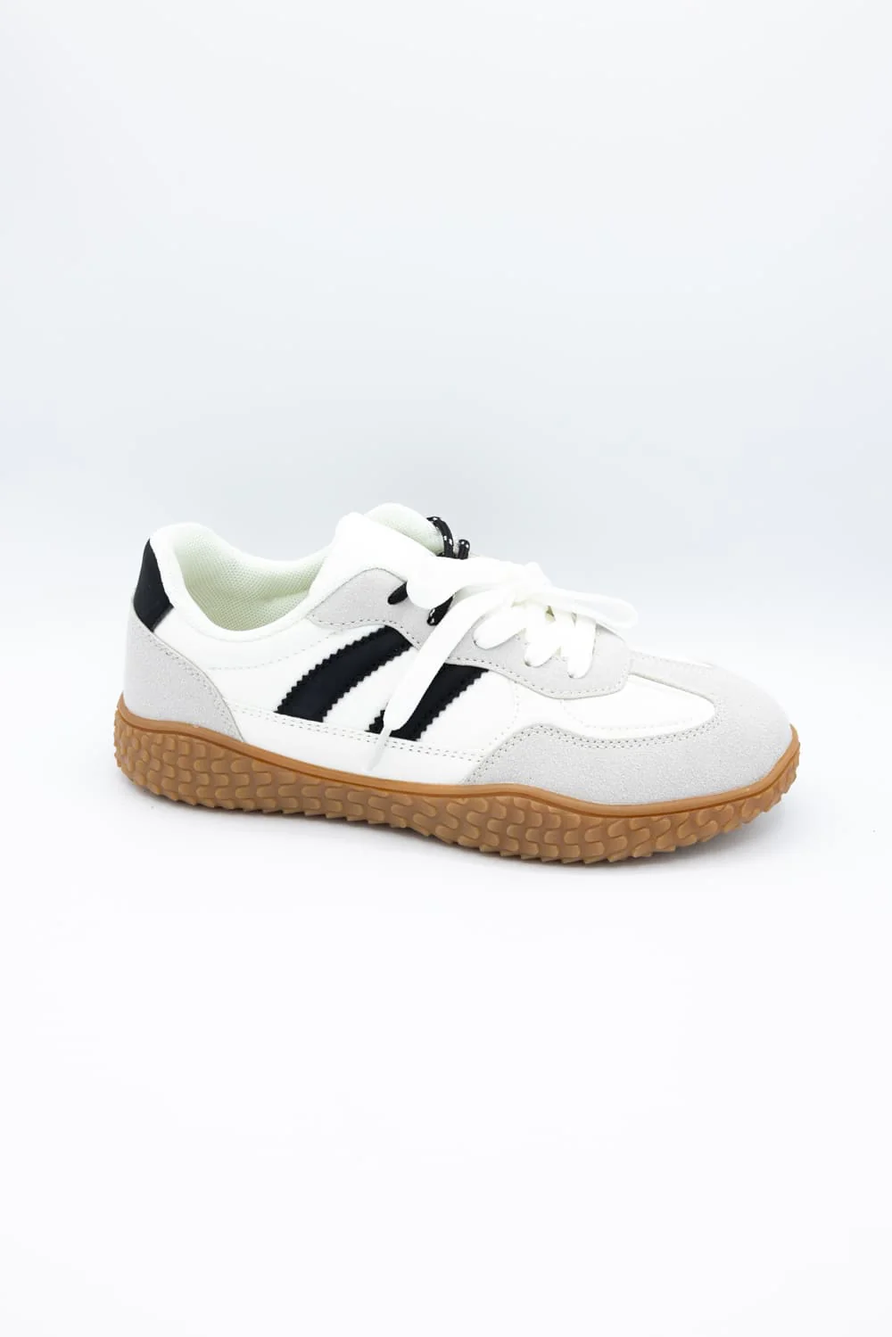 Berness Gillian Sneakers for Women in White | GILLIAN-WHITE/BLK - Image 3