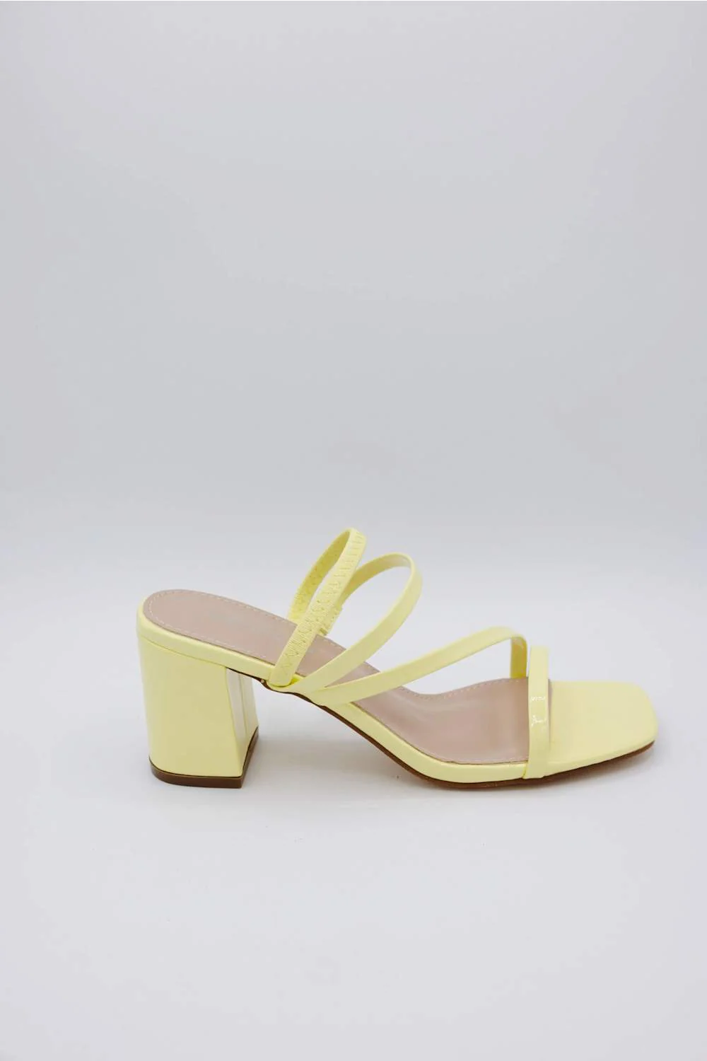 Berness Hattie Block Heels for Women in Yellow | HATTIE-YELLOW - Image 2