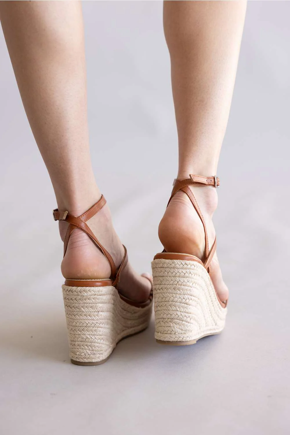 Berness Rosie Espadrille Wedges for Women in Camel | ROSIE-CAMEL - Image 5