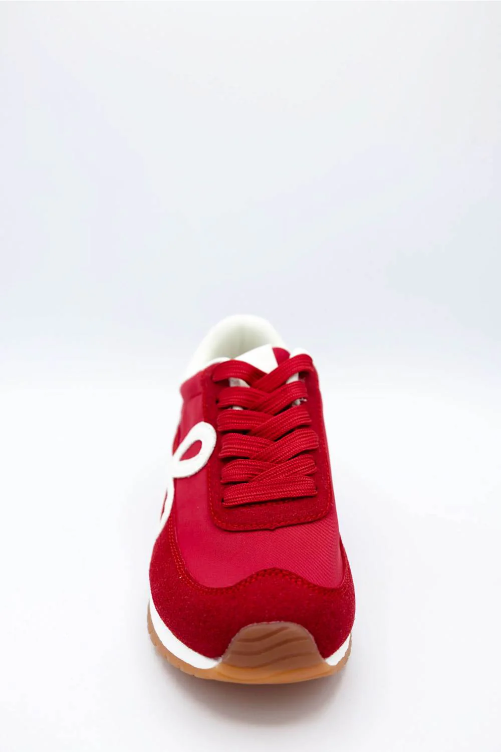 Berness Simone Ribbon Sneakers for Women in Red | SIMONE-RED - Image 3