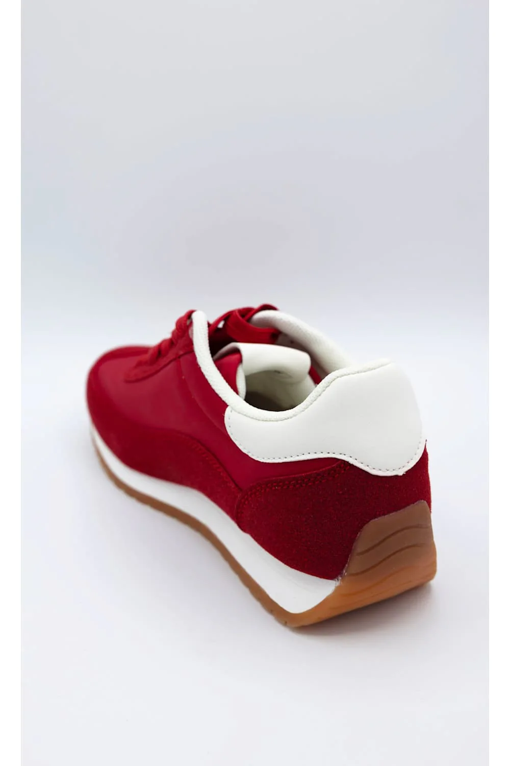 Berness Simone Ribbon Sneakers for Women in Red | SIMONE-RED - Image 4