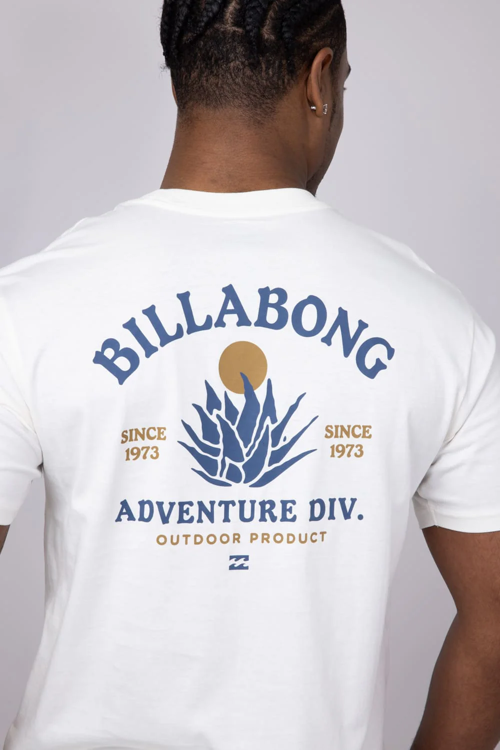 Billabong A/Div Agave Premium T-Shirt for Men in Off White | 24A502504-OFFWHITE - Image 4