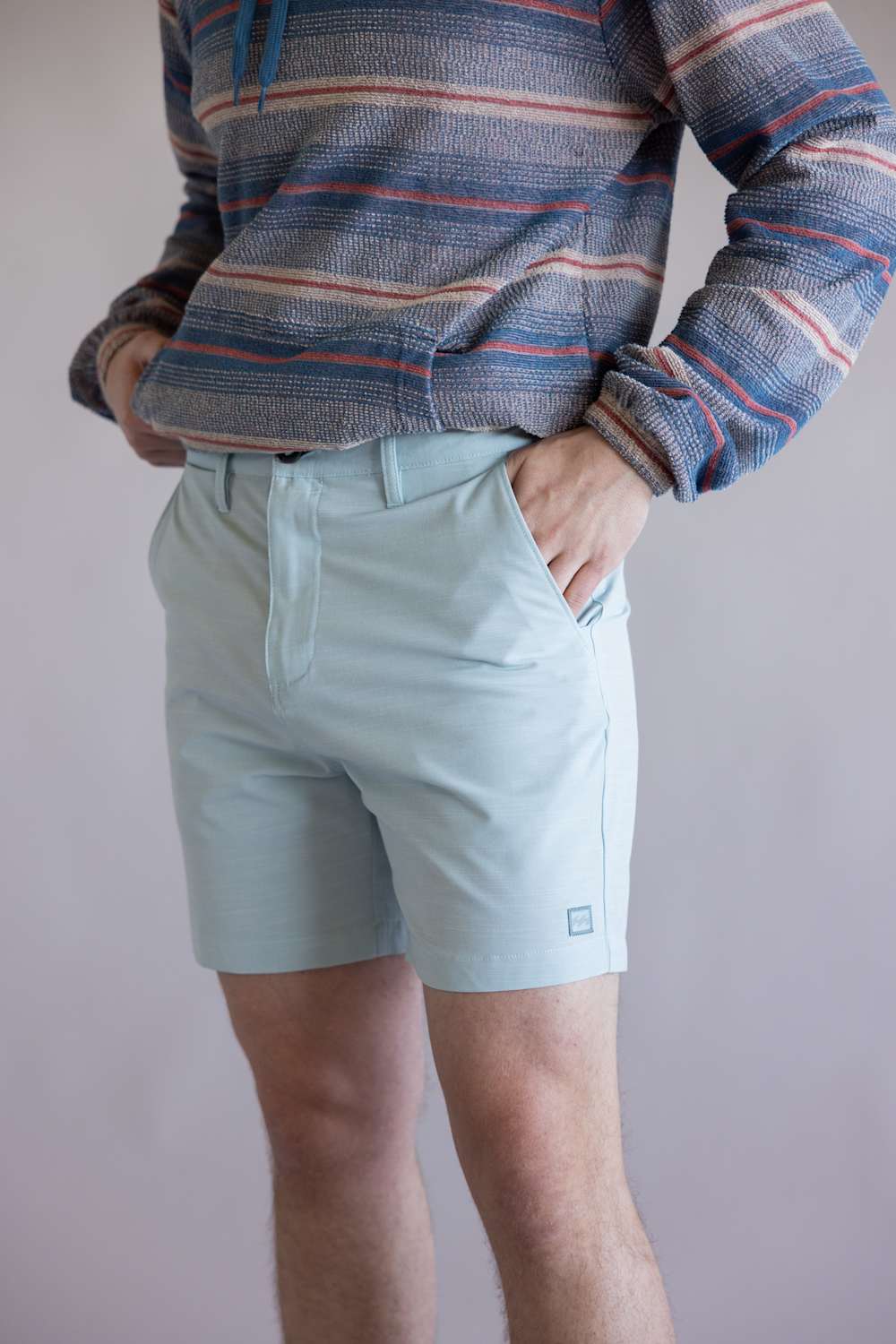Billabong Crossfire Submersible 17” Hybrid Shorts for Men in Light Blue | 24A321507-LTBLUE - Image 4