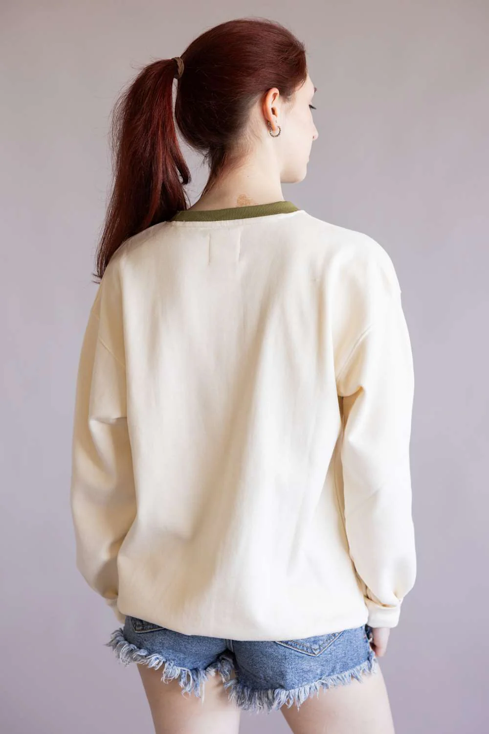 Billabong Freshest Things Sweatshirt for Women in White Cap | 24B461601-WCP - Image 3