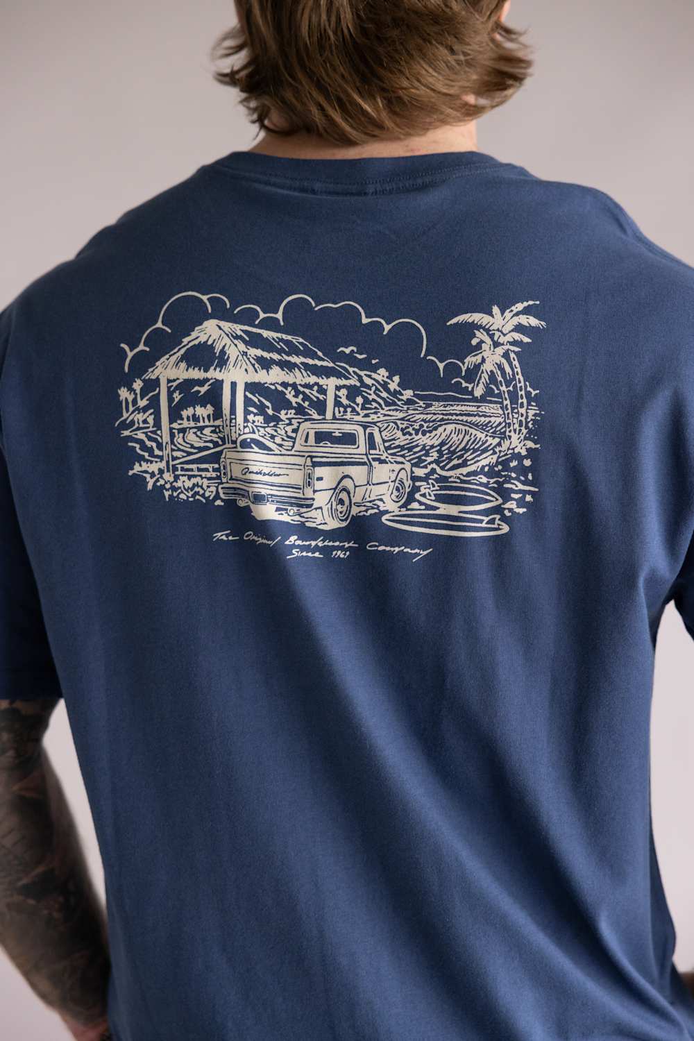 Quiksilver Get Out There T-Shirt for Men in Dark Denim | QS000153-DARK DENIM - Image 4