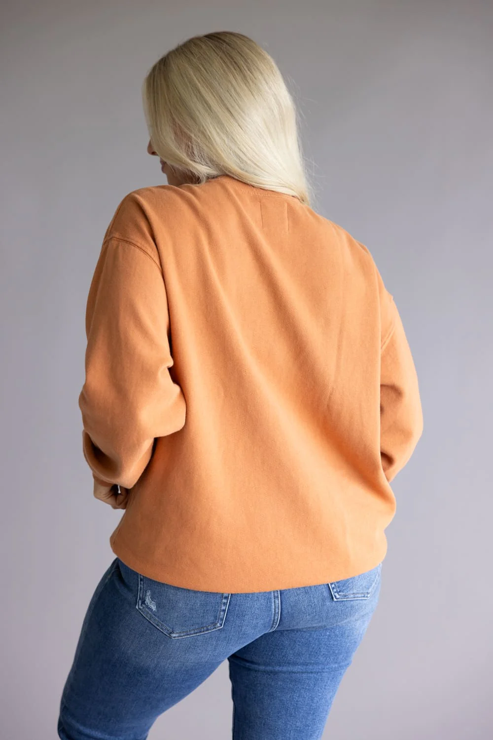 Billabong Ride In Crew Sweatshirt for Women in Orange | BL001578W-SBN - Image 5