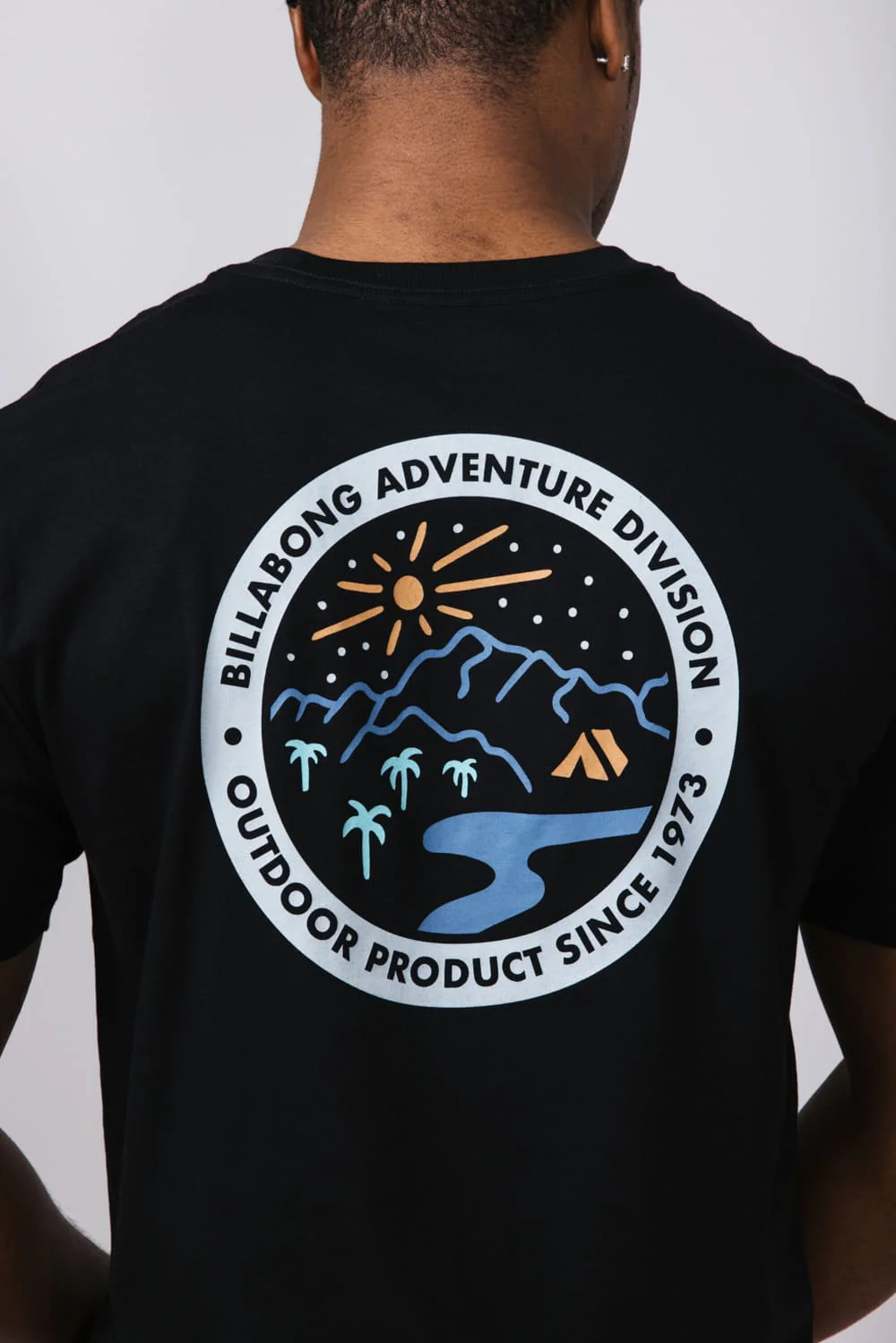 Billabong Rockies A/Div Premium T-Shirt for Men in Black | 24A502500-BLACK - Image 4
