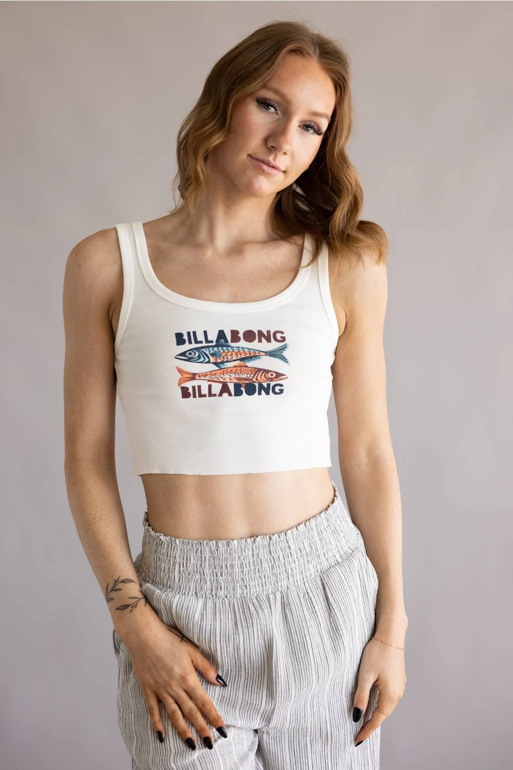 Billabong Salt Of The Sea Tank Top for Women in White | 24B451603-SCS1 - Image 2
