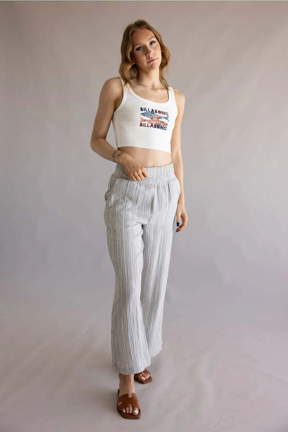 Billabong Salt Of The Sea Tank Top for Women in White | 24B451603-SCS1 - Image 3
