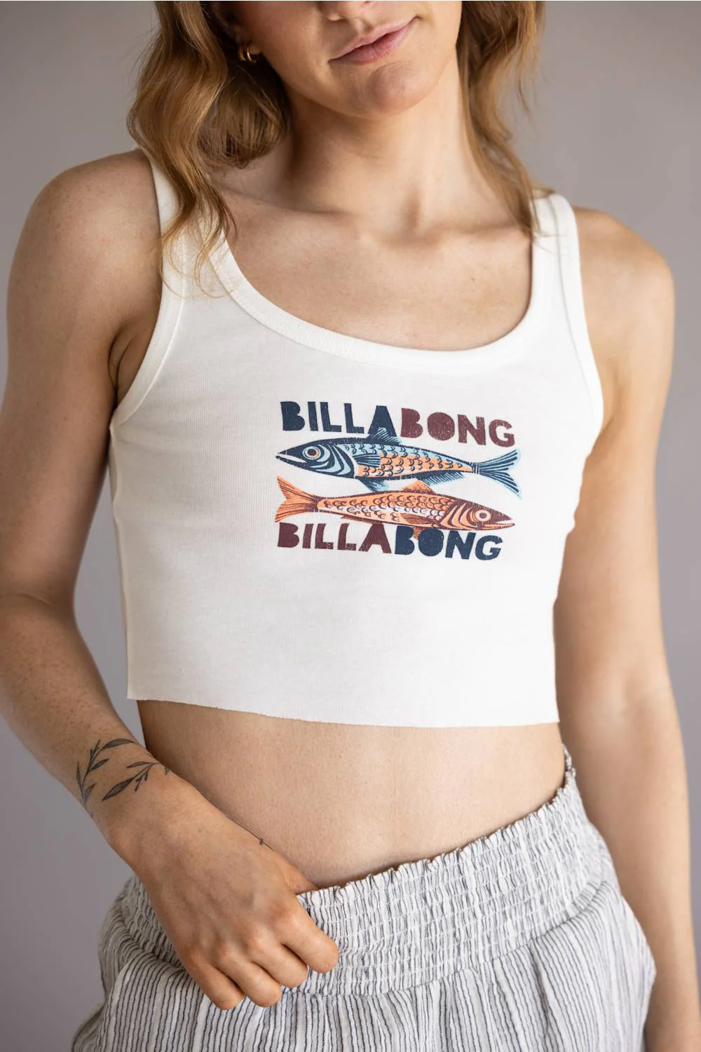 Billabong Salt Of The Sea Tank Top for Women in White | 24B451603-SCS1 - Image 5