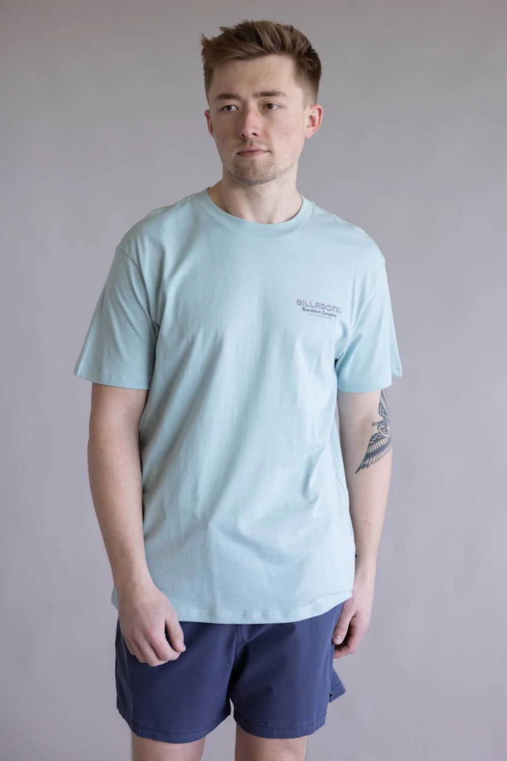 Billabong Tailgating Premium T-Shirt for Men in Dusty Blue | 24A521605-DSTBLUE - Image 2