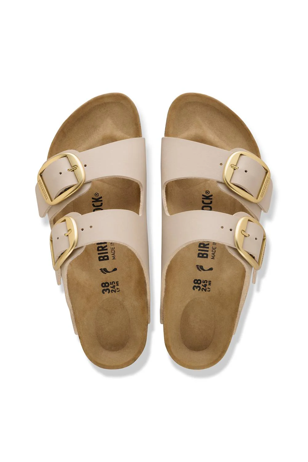 Birkenstock Arizona Big Buckle Birko-Flor Sandals in Sandcastle | 1031514 - Image 5
