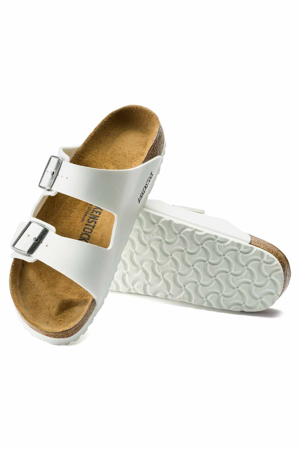 Birkenstock Arizona Birko-Flor Sandals for Women in White | 552681 - Image 3