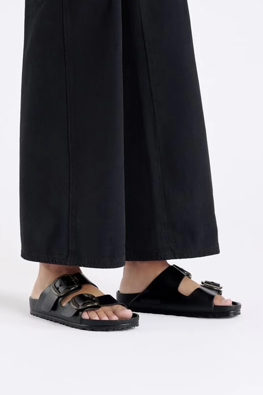 Birkenstock Arizona Big Buckle EVA Sandals for Women in Black | 1029641 - Image 4