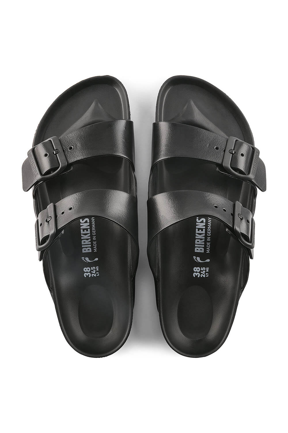Birkenstock Arizona Essentials EVA Sandals for Men in Black | 129421 - Image 3