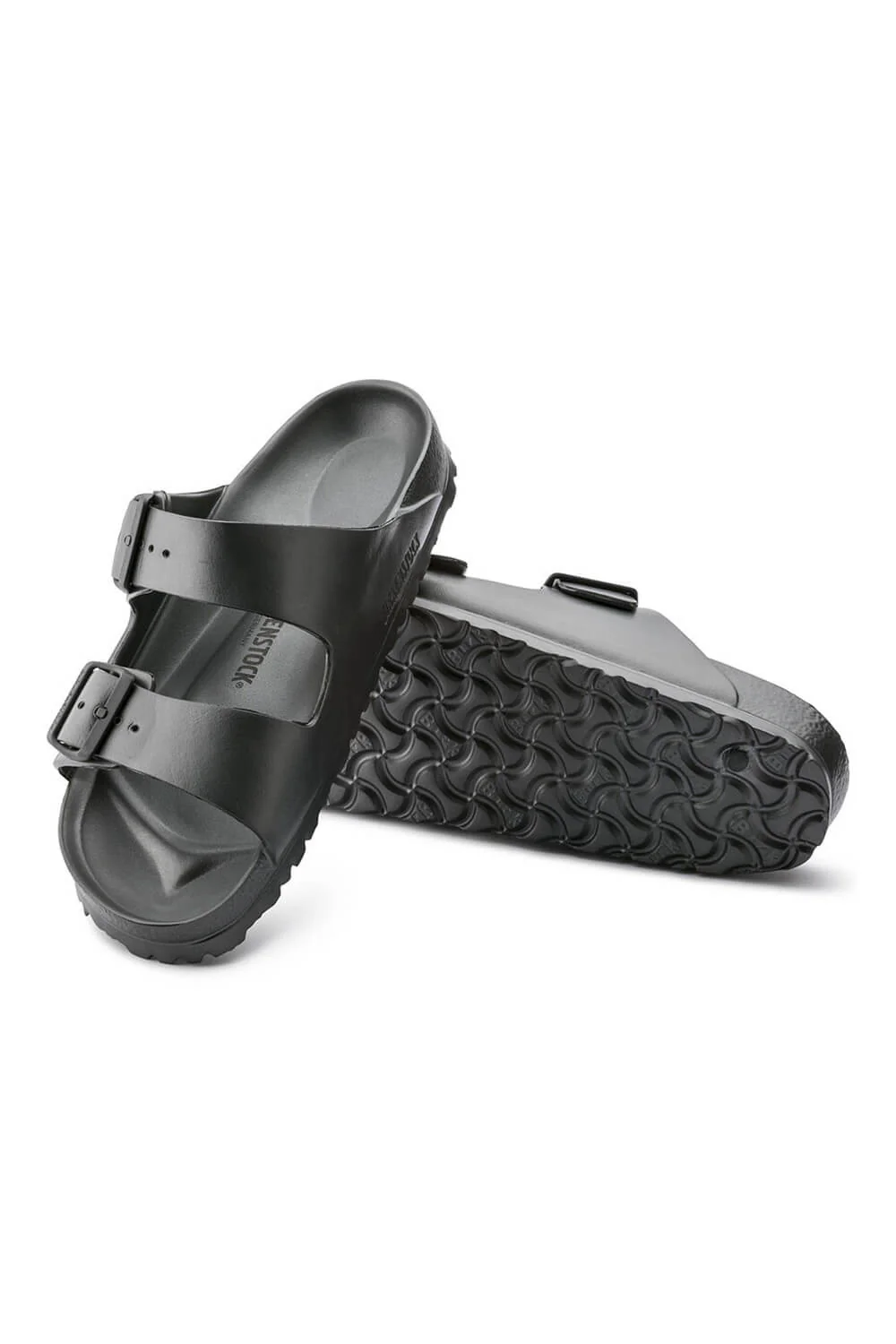 Birkenstock Arizona Essentials EVA Sandals for Men in Metallic Anthracite | 1001497 - Image 4
