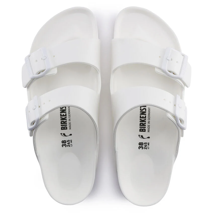 Birkenstock Arizona Essentials EVA Sandals for Women in White | 129443 - Image 3