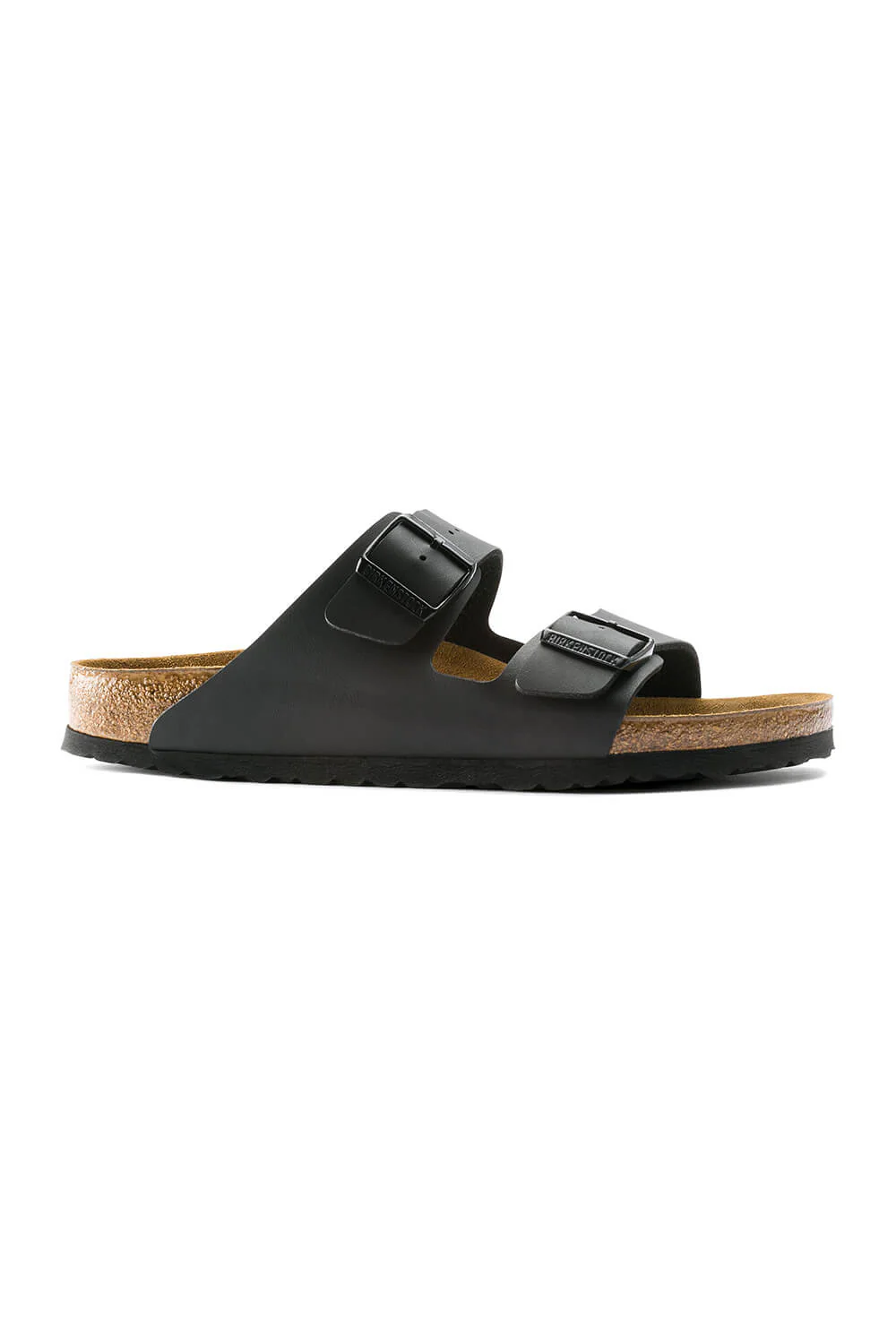 Birkenstock Arizona Birkibuc Sandals for Men in Black | 51791 - Image 5