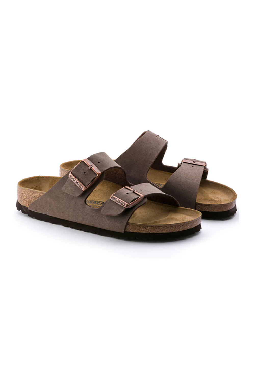 Birkenstock Arizona Birkibuc Sandals for Women in Mocha | 151181 - Image 5