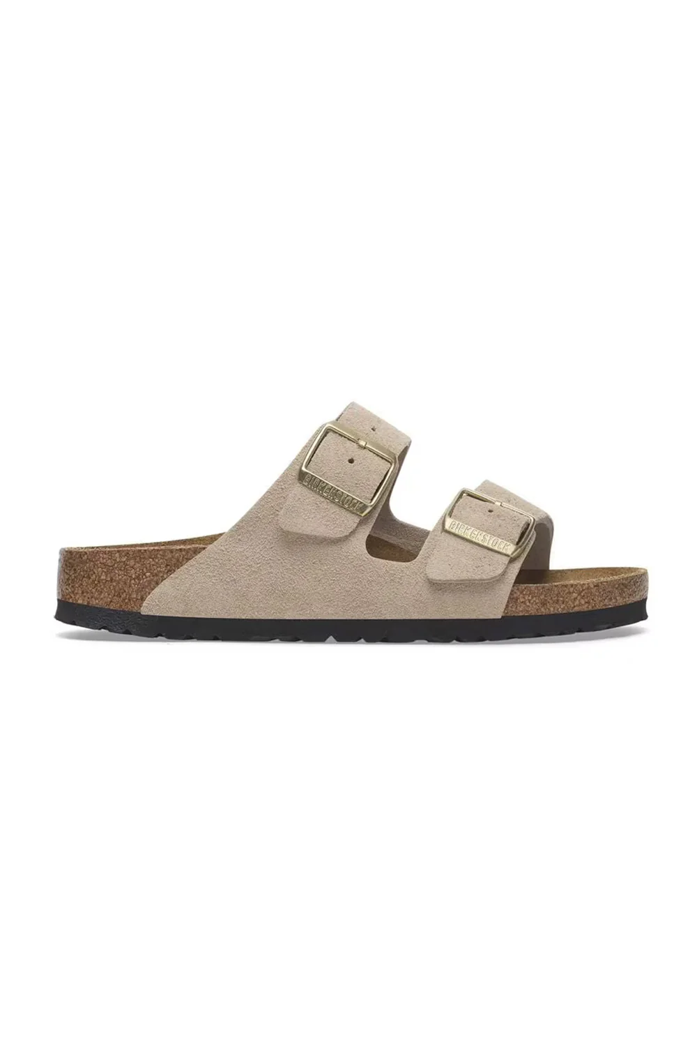 Birkenstock Arizona Suede Leather Sandals for Women in Sandcastle | 1029260 - Image 4