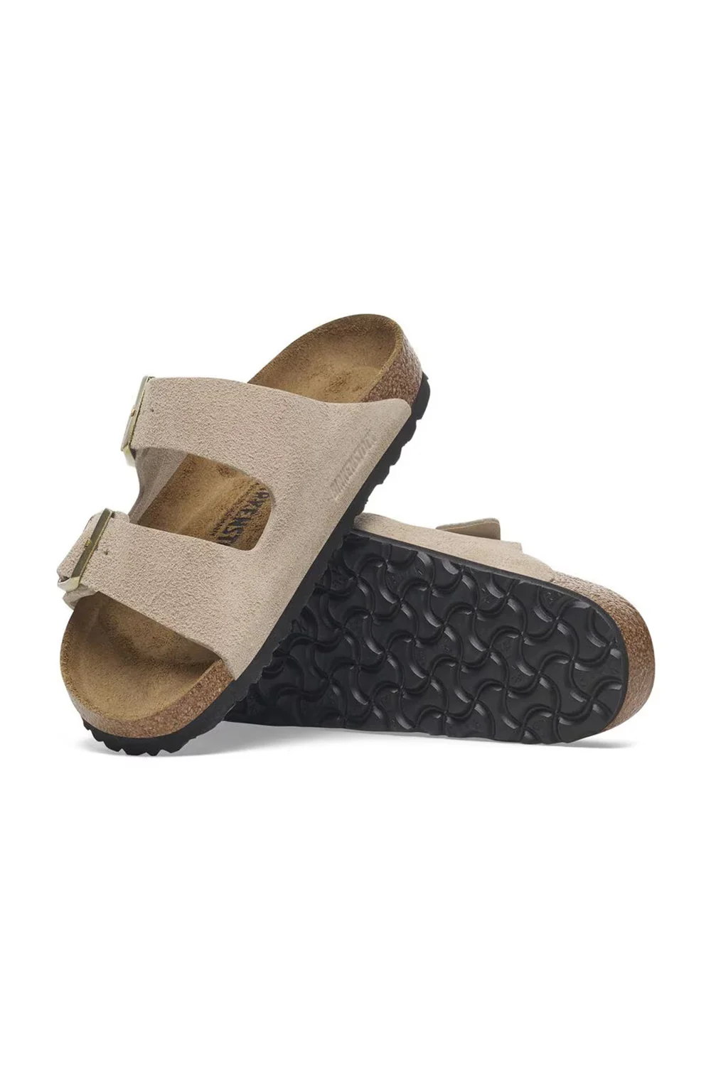 Birkenstock Arizona Suede Leather Sandals for Women in Sandcastle | 1029260 - Image 6
