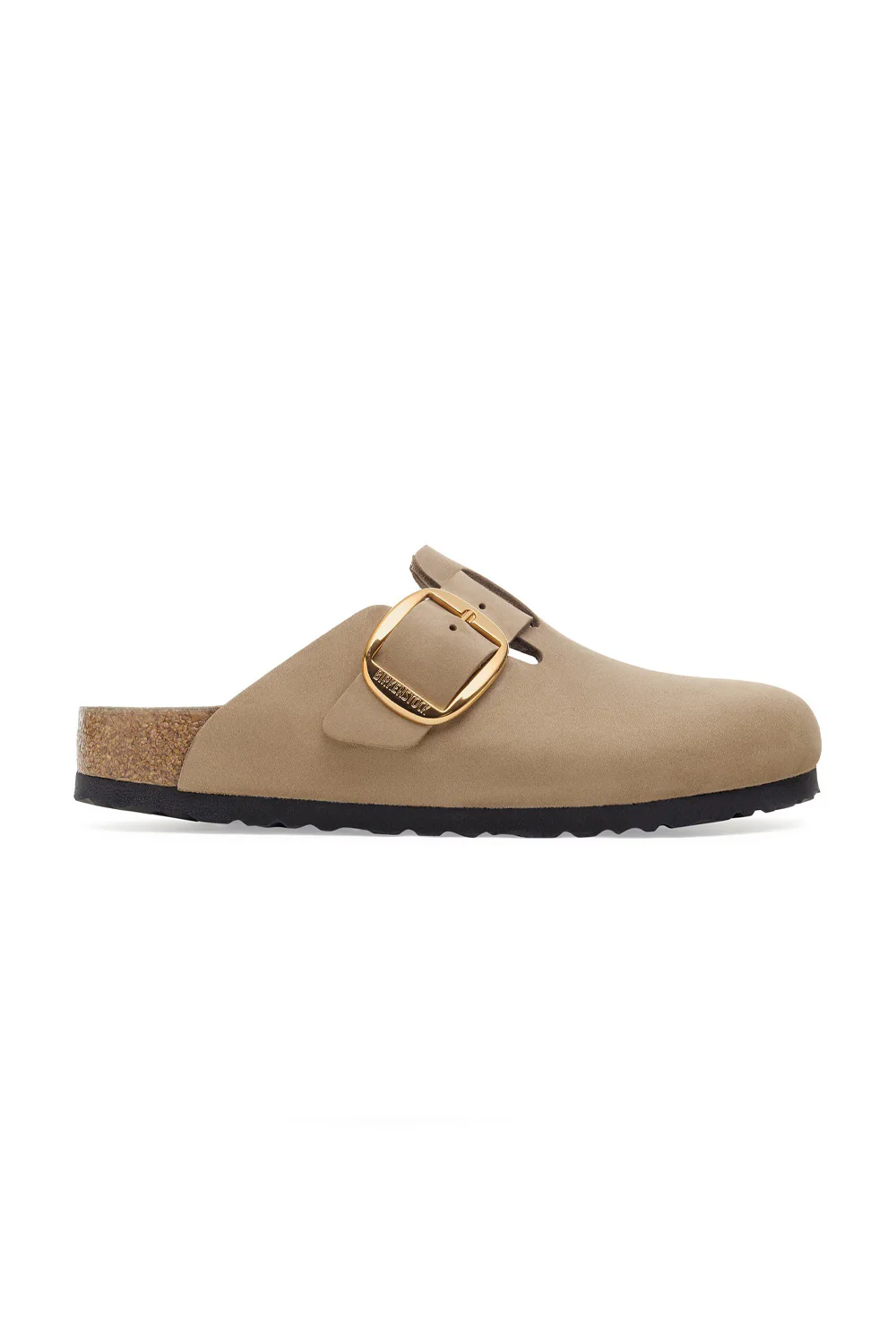 Birkenstock Boston Big Buckle Oiled Leather Clogs for Women in Tobacco Brown | 1030425 - Image 6