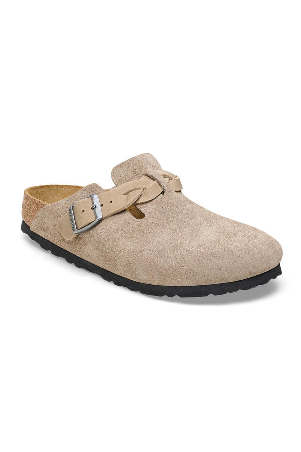 Birkenstock Boston Braided Suede Leather Clogs for Women - Image 2