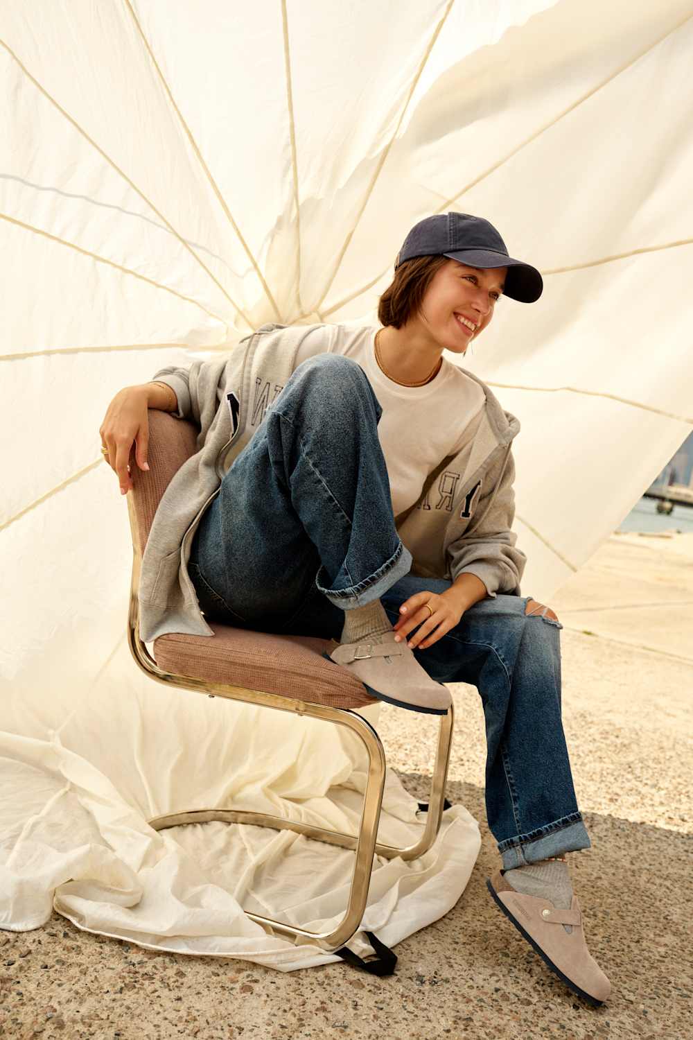 Birkenstock Boston Clogs for Women in Sandcastle | 1030855 - Image 4
