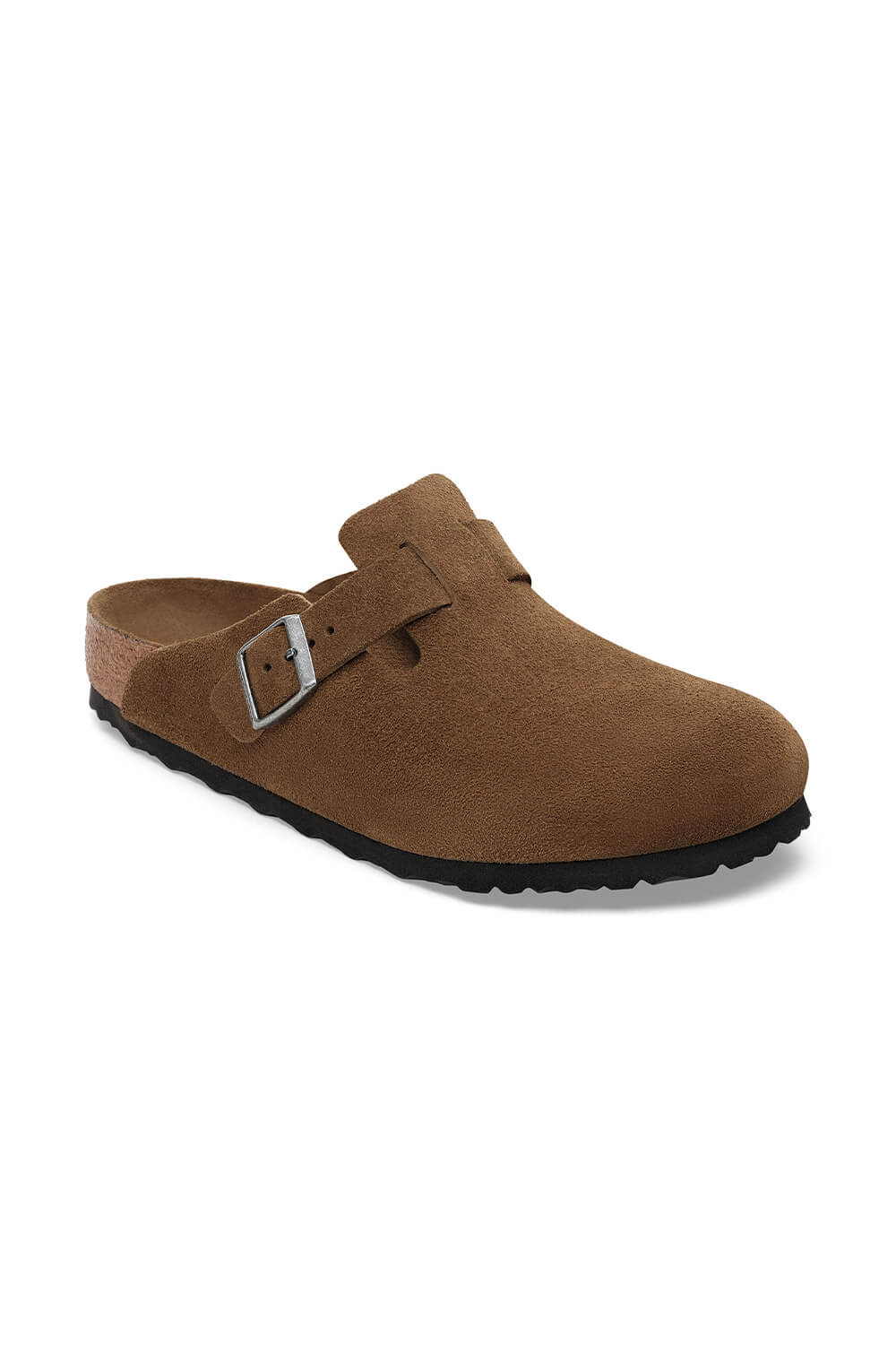 Birkenstock Boston Soft Footbed Clogs for Women in Dark Tea Tonal | 1030861 - Image 3