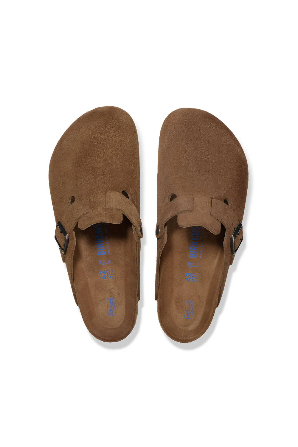 Birkenstock Boston Soft Footbed Clogs for Women in Dark Tea Tonal | 1030861 - Image 4