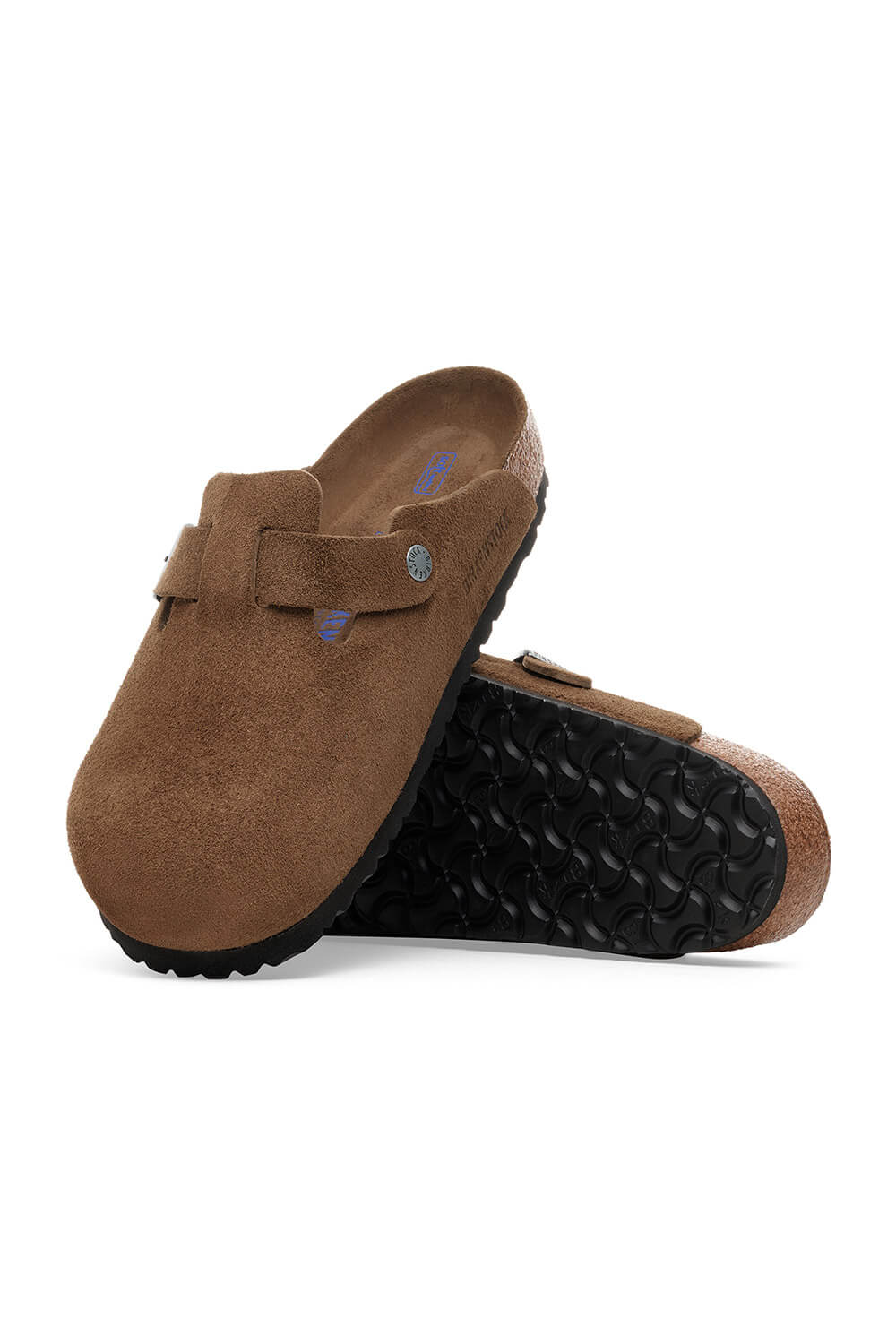 Birkenstock Boston Soft Footbed Clogs for Women in Dark Tea Tonal | 1030861 - Image 5