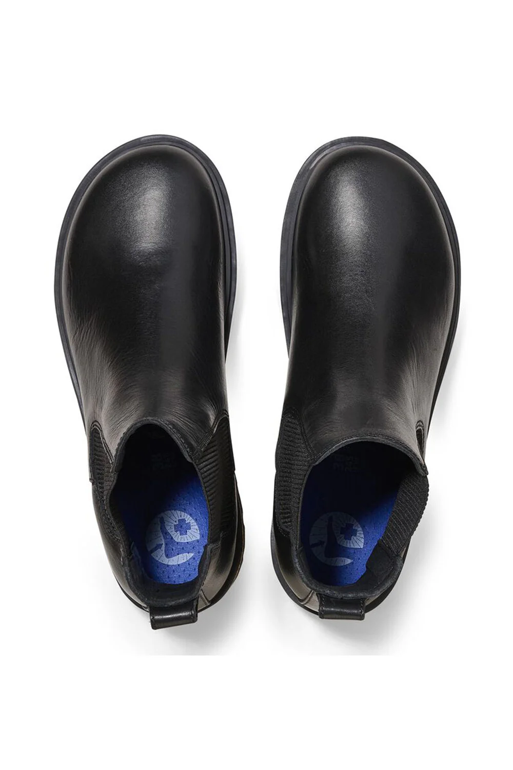 Birkenstock Highwood Slip On Leather Booties for Women in Black | 1025791 - Image 5
