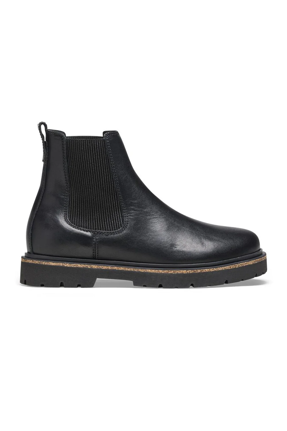 Birkenstock Highwood Slip On Leather Booties for Women in Black | 1025791 - Image 6