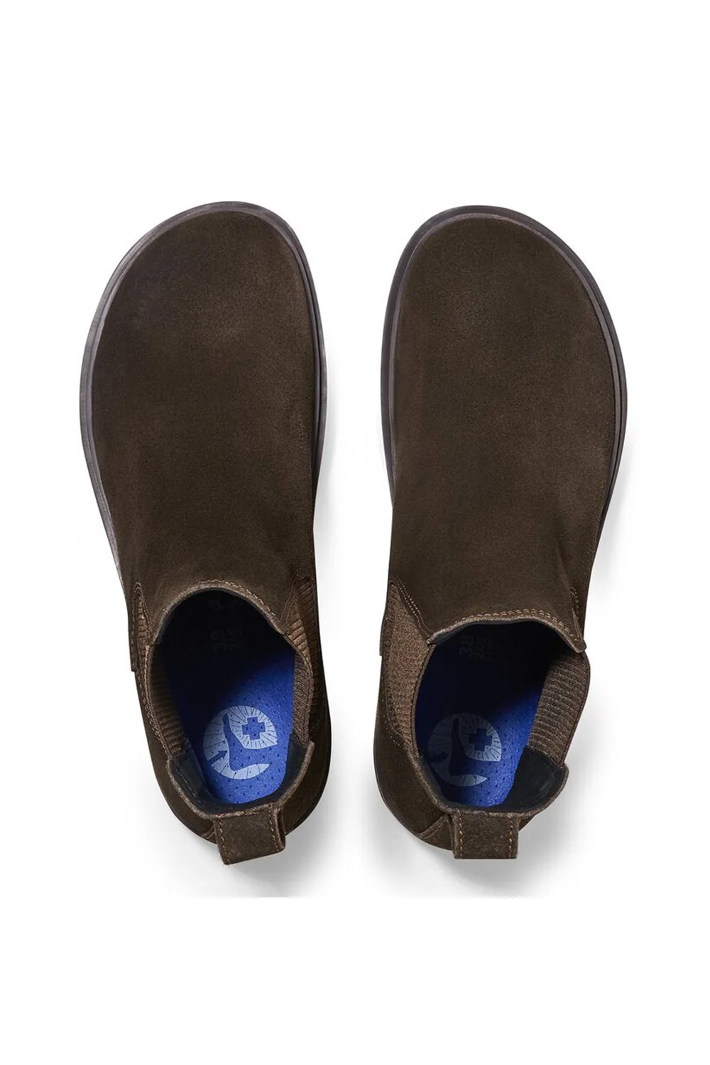 Birkenstock Highwood Slip On Suede Leather Booties for Women in Mocha | 1025758 - Image 5