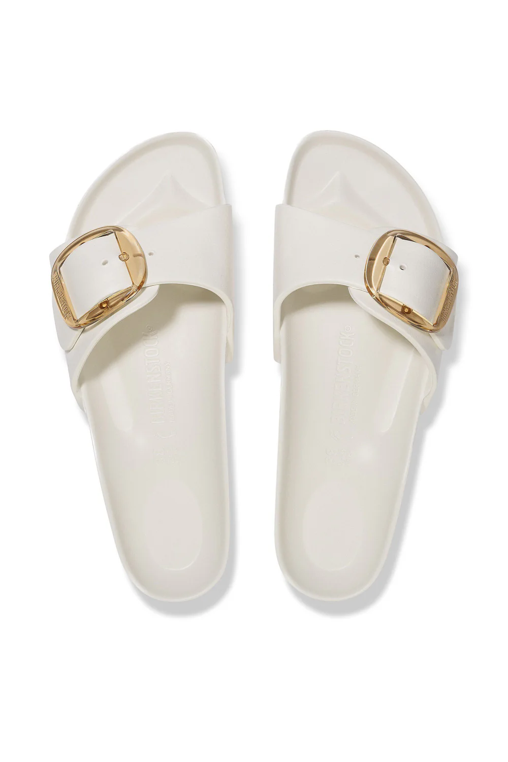Birkenstock Madrid Big Buckle EVA Sandals for Women in Eggshell | 1029633 - Image 7
