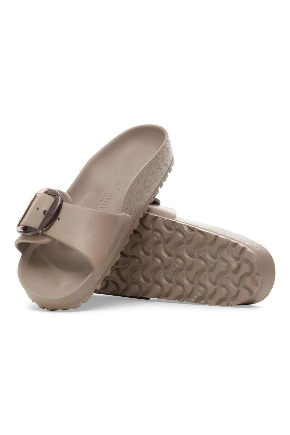 Birkenstock Madrid Big Buckle EVA Sandals for Women in Gray Taupe | 1030479 - Image 3
