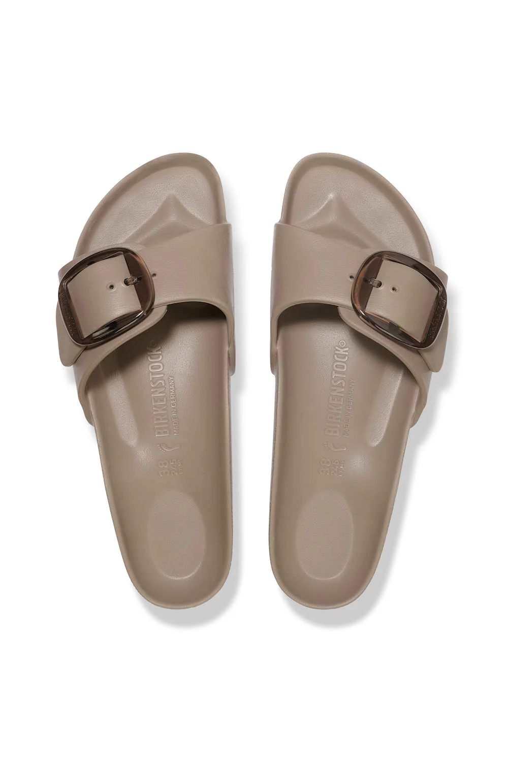 Birkenstock Madrid Big Buckle EVA Sandals for Women in Gray Taupe | 1030479 - Image 4