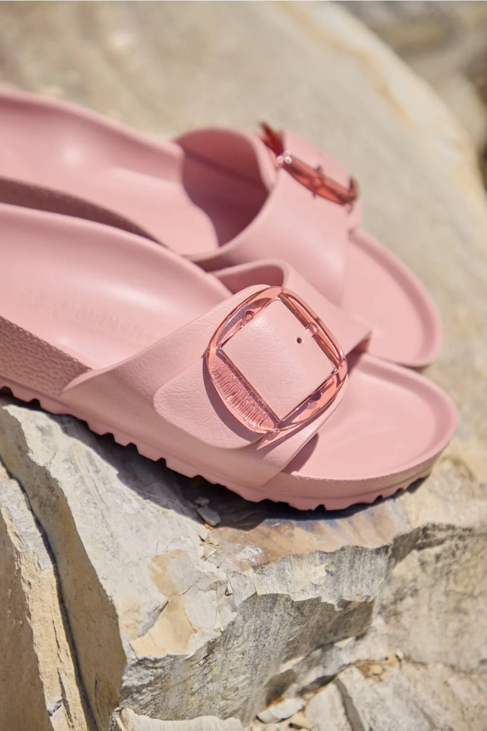 Birkenstock Madrid Big Buckle EVA Sandals for Women in Pink Clay | 1032033 - Image 2