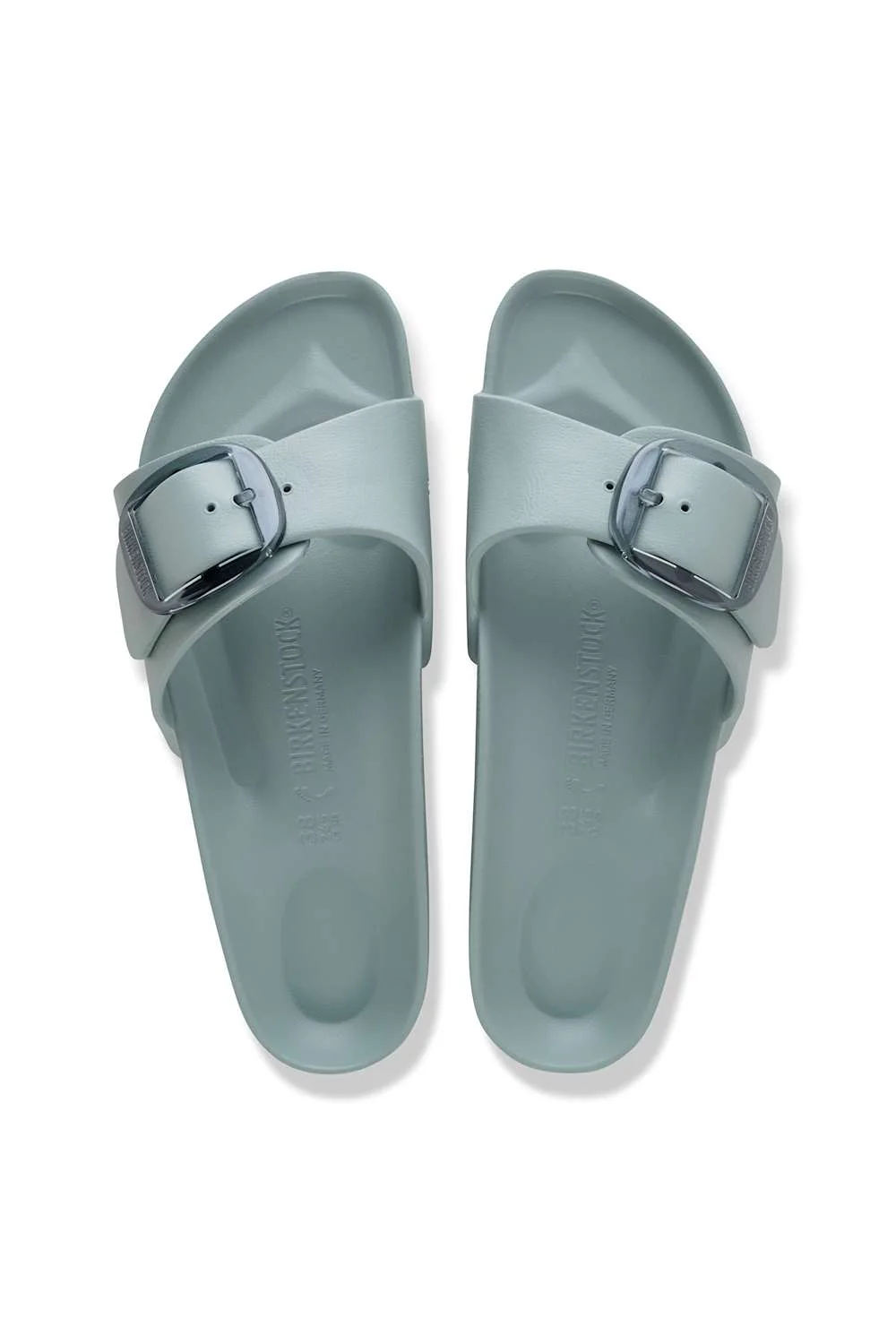 Birkenstock Madrid Big Buckle EVA Sandals for Women in Pure Sage | 1031422 - Image 4