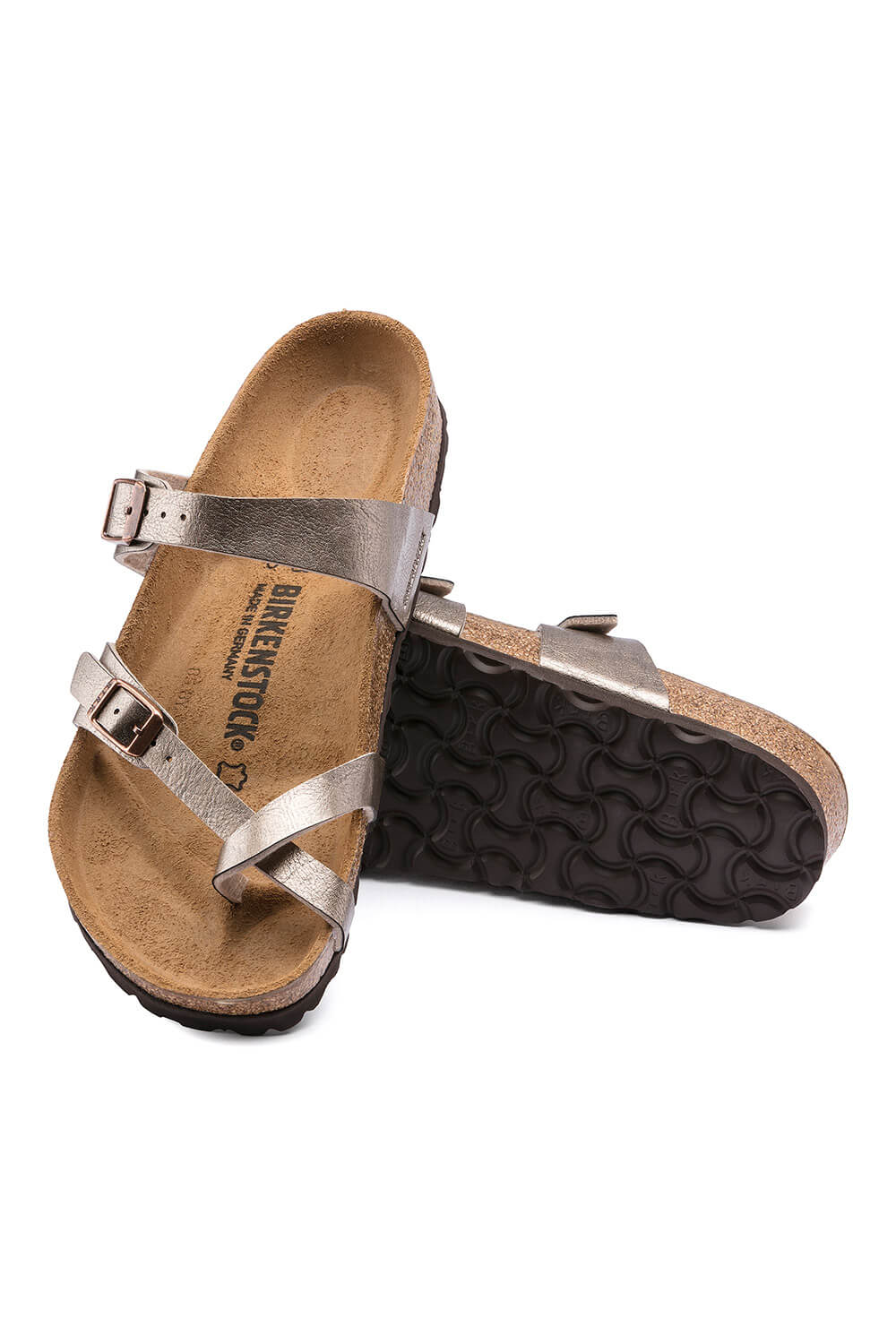 Birkenstock Mayari Birko-Flor Sandals for Women in Graceful Taupe | 1016408 - Image 2