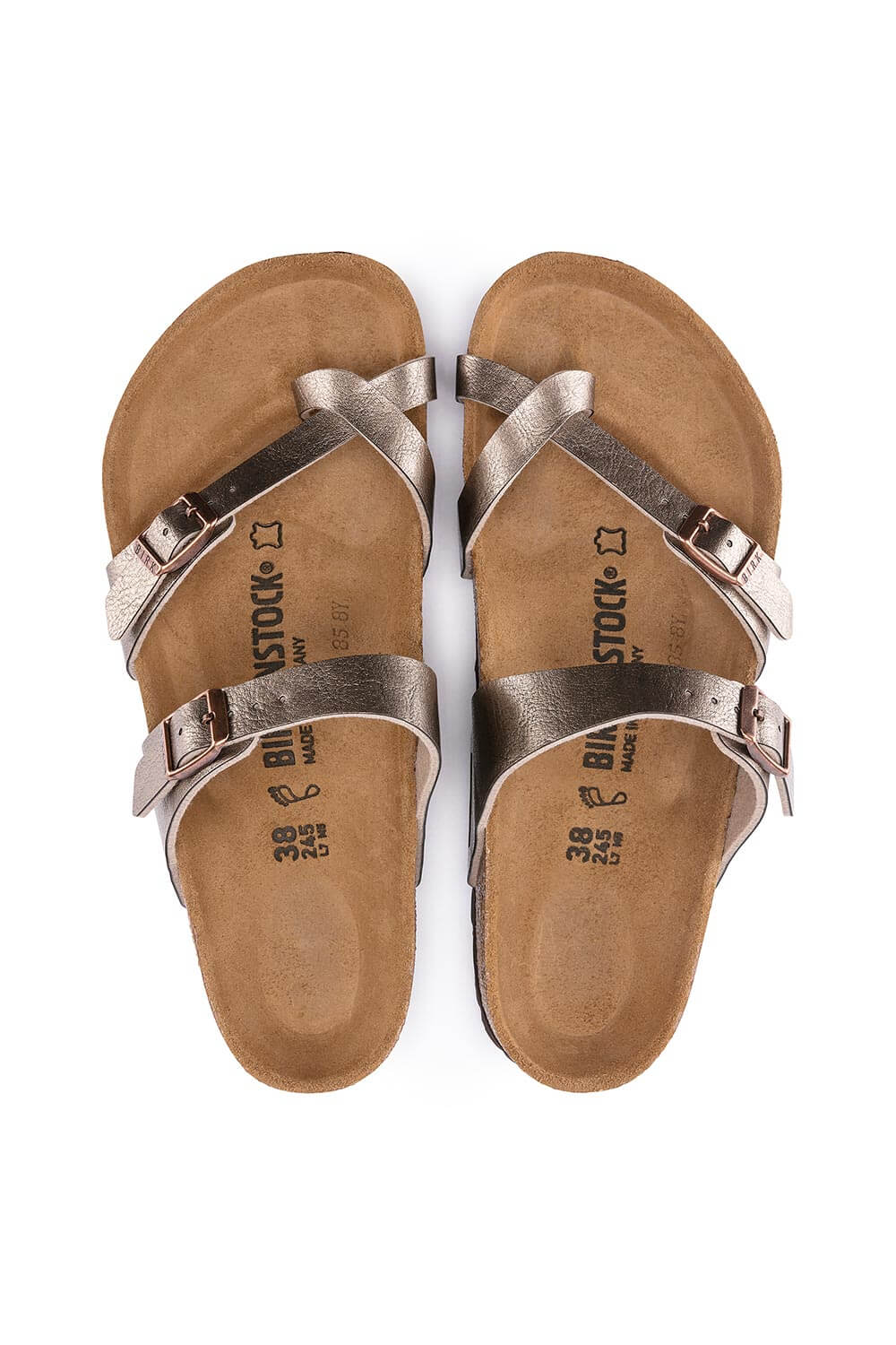 Birkenstock Mayari Birko-Flor Sandals for Women in Graceful Taupe | 1016408 - Image 3