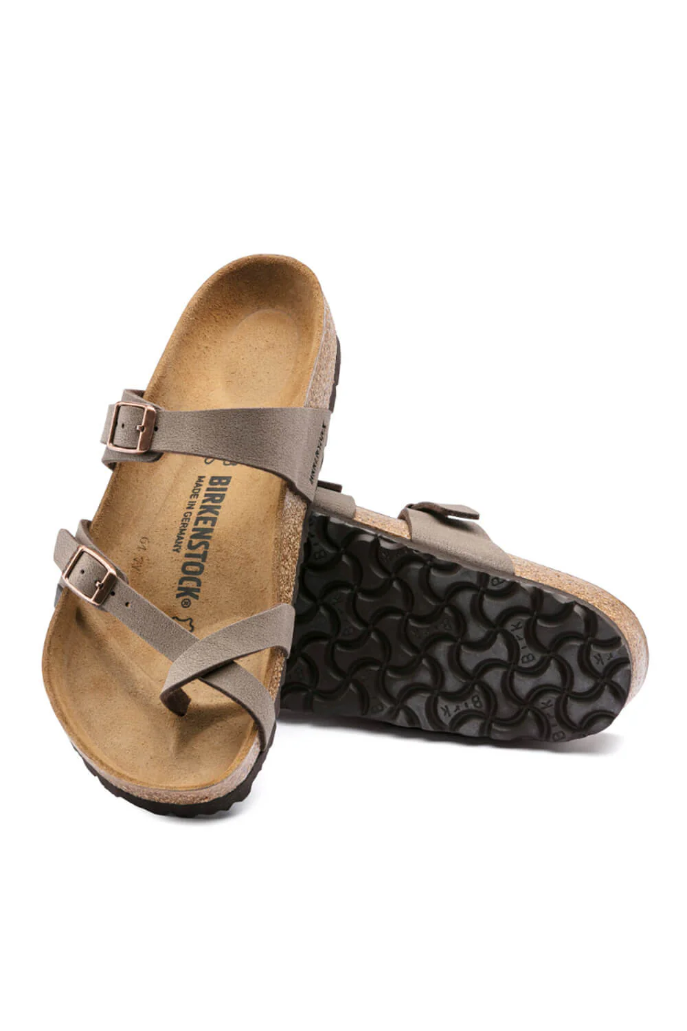 Birkenstock Mayari Birkibuc Sandals for Women in Mocha | 71061 - Image 3
