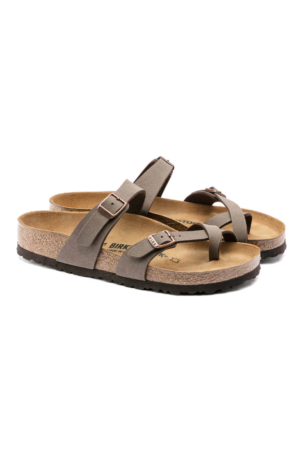 Birkenstock Mayari Birkibuc Sandals for Women in Mocha | 71061 - Image 4