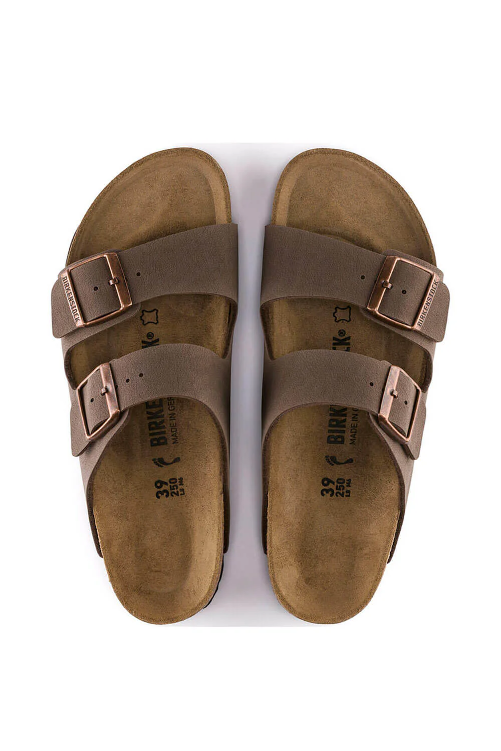 Birkenstock Arizona Birkibuc Sandals for Men in Mocha | 151181-M - Image 5