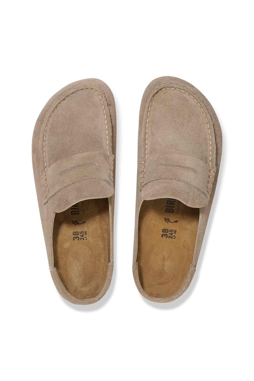 Birkenstock Naples Wrapped Clogs for Women in Taupe  | 1029710 - Image 3