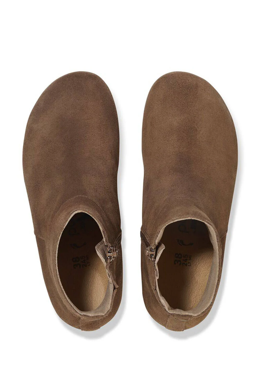 Papillio by Birkenstock Ebba Suede Booties for Women in Dark Tea | 1028399 - Image 5