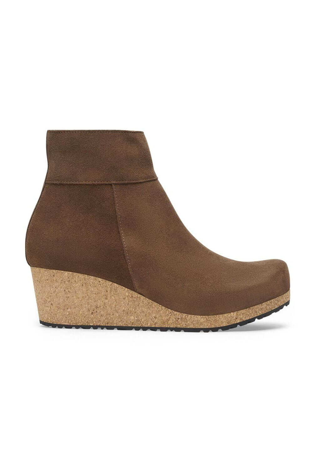 Papillio by Birkenstock Ebba Suede Booties for Women in Dark Tea | 1028399 - Image 6