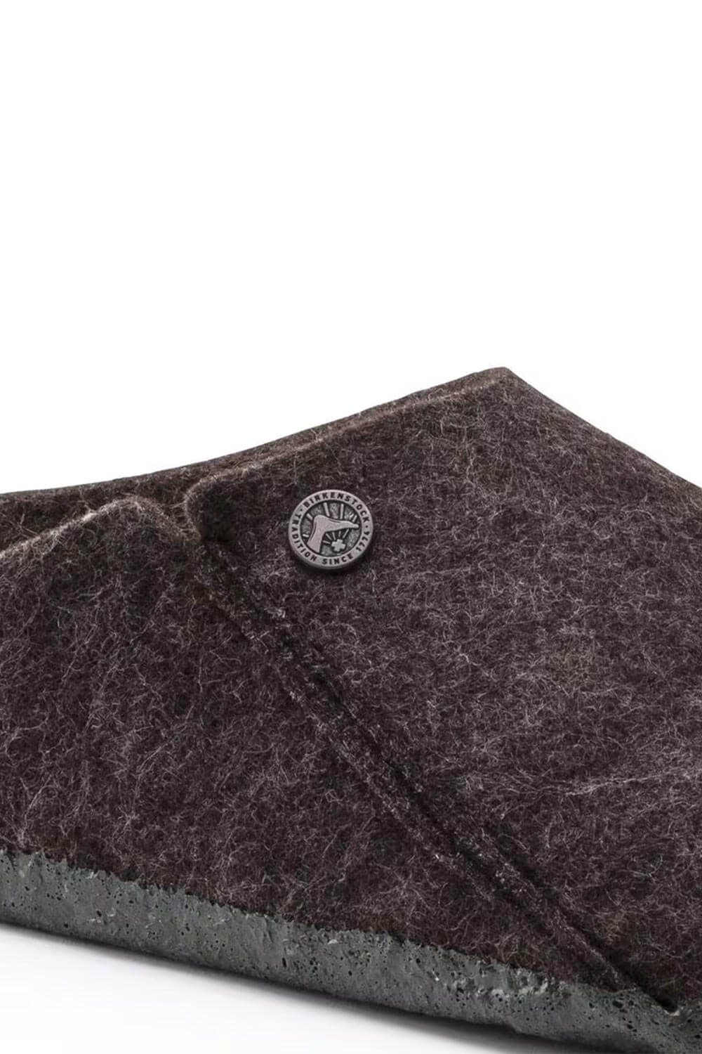 Birkenstock Zermatt Wool Felt Shearling Slippers for Men in Mocha | 1016570 - Image 8